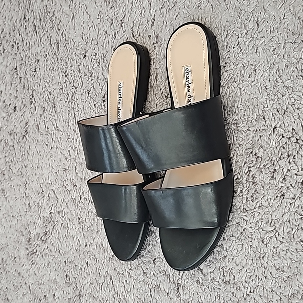 Charles David Siamese Slide Sandal